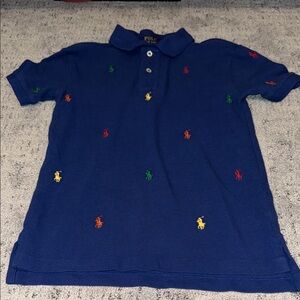 Polo Ralph Lauren Toddler Polo Pony Cotton Mesh Polo Shirt Boys Size Small